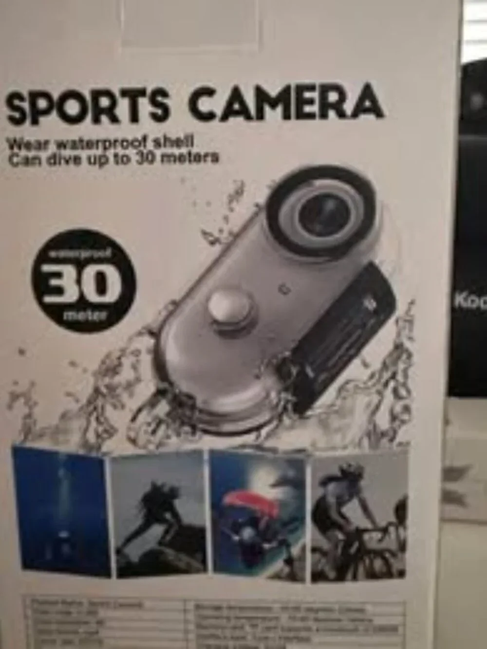 4K WiFi Sports Camera